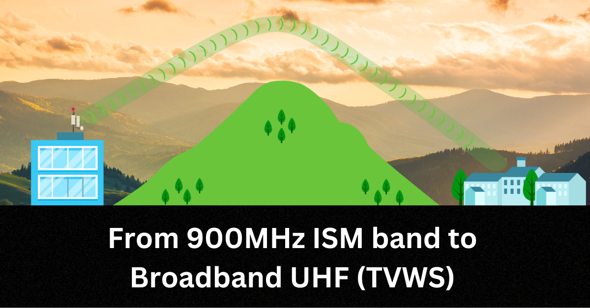 Article: A case for moving from the crowded 900MHz ISM band to Broadband UHF (TVWS)